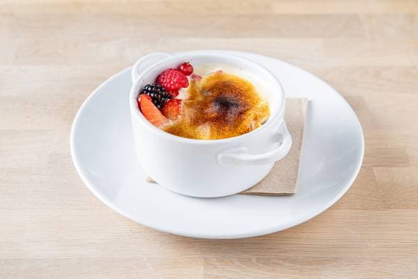 Gratin de fruits rouges et sabayon à froid