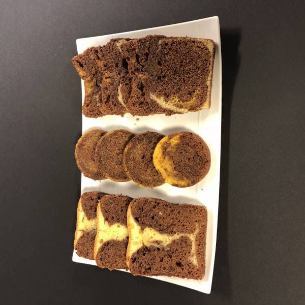 Cake cylindre chocolat-mangue