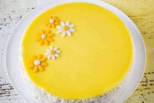 Glaçage à base de purée de fruits