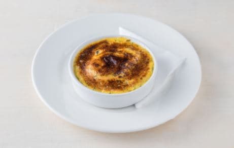 Gratin de coquillages et béarnaise