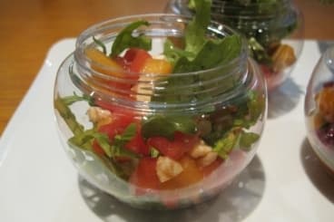 Salade pastèque-melon à la mozzarella