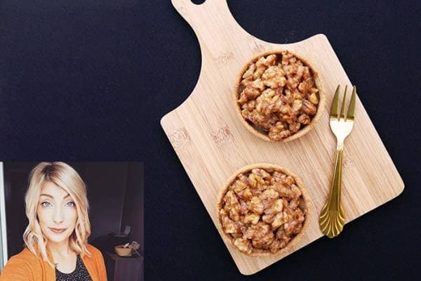 Tartelettes aux noix grenobloises avec l'influenceuse HealthyClemsy