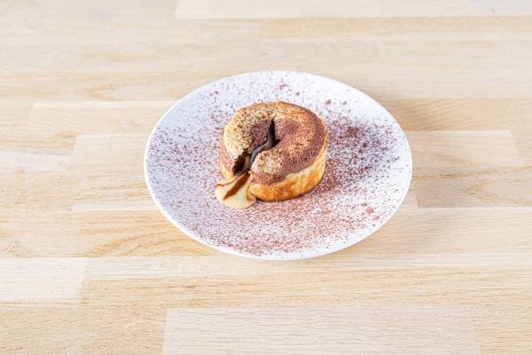 Fondant marbré aux deux chocolats 