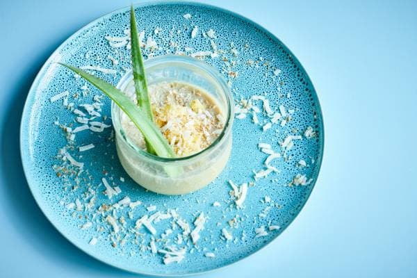 Flan au lait de coco