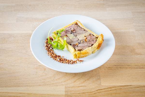 Pâté en croûtes et graines de sarrasin torréfiées 
