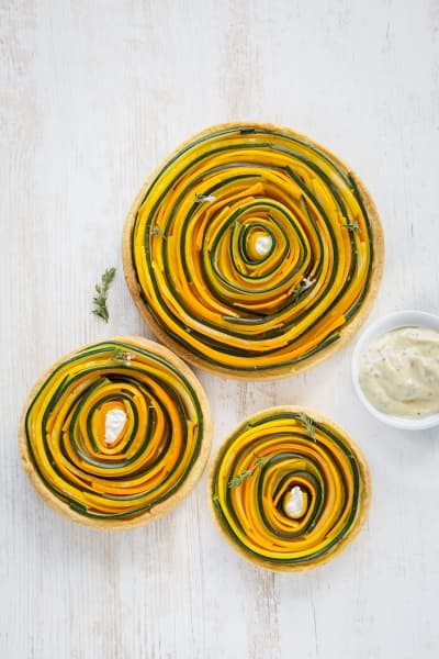 Tarte spirale feuilletée
