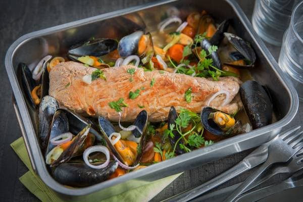 Filet mignon de porc aux moules
