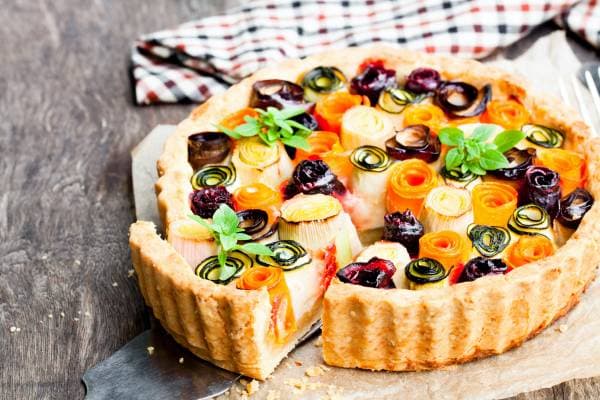 Quiche aux légumes (végétarienne)