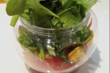 Salade de poulet à  l'orange et au pamplemousse