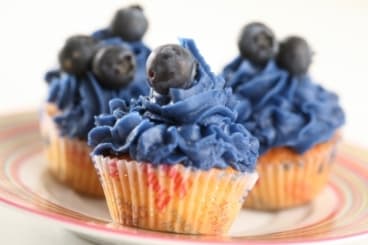 Cupcake à la myrtille