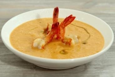 Gaspacho andalou de tomates et gambas