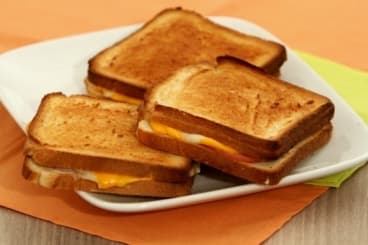Croque-monsieur, mimolette fondue