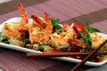 Salade de crevettes à la thaï