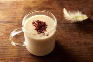Lait d'amande et cacao