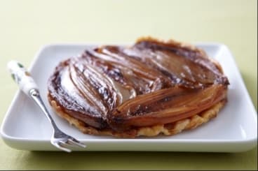 Tarte Tatin d'échalotes