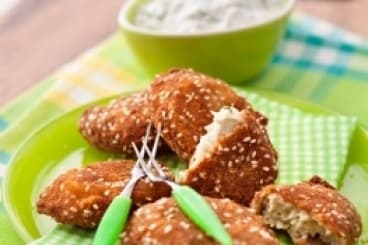 Nuggets de poulet et purée de patates douces