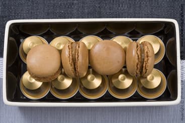 Macaron ganache café