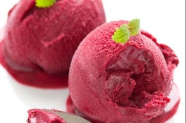 Sorbet cassis