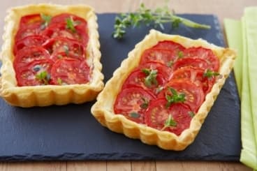 Tartelettes à la tomate et moutarde