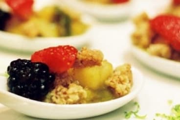Crumble de fruits d'automne au sirop d'érable