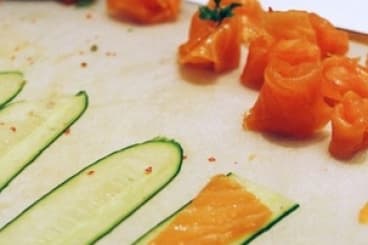 Fraîcheur de saumon au concombre