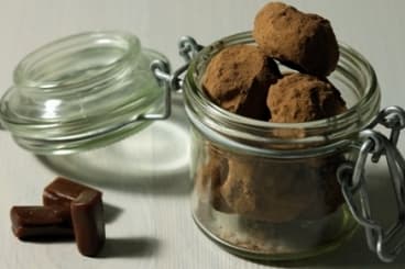 Truffes chocolat caramel