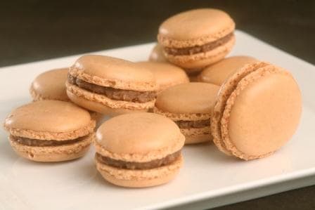 Macaron chocolat-caramel
