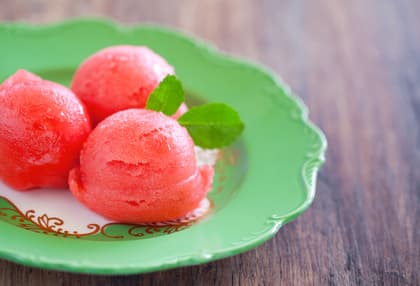 Sorbet à la pastèque