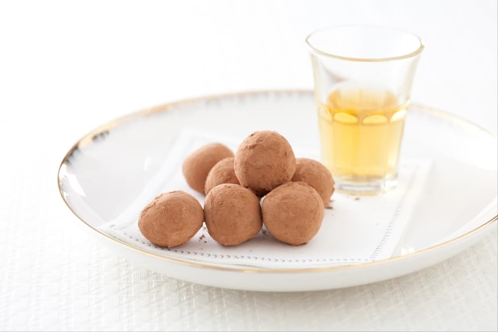 Truffes au chocolat noir et whisky