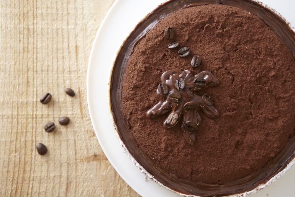 Tarte  chocolat -café