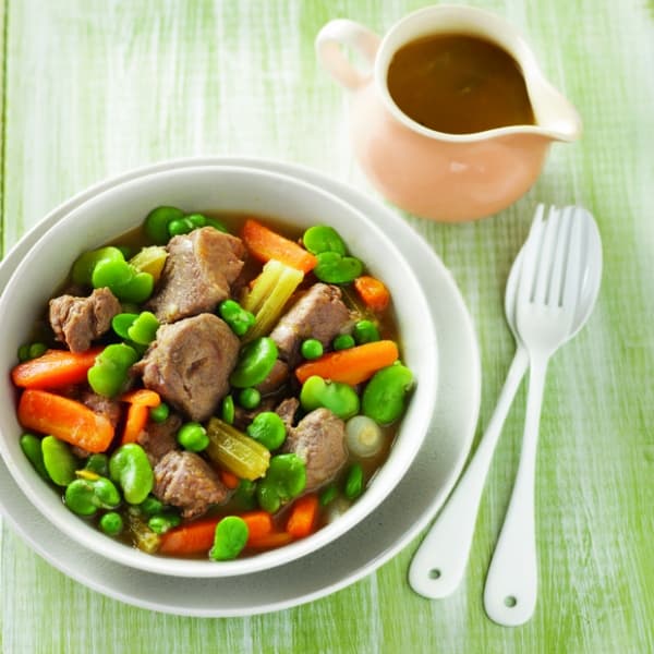 Mijoté d'agneau aux petits légumes