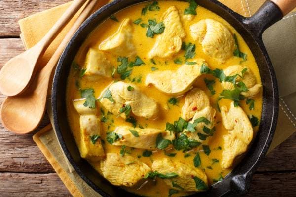 Curry de volaille minute