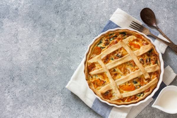 Tarte aux légumes comme une galette 