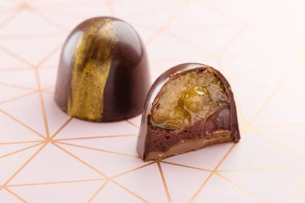Bonbon au chocolat citrus