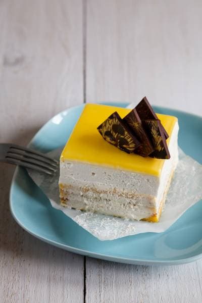 Mousse bavaroise base de crème anglaise 