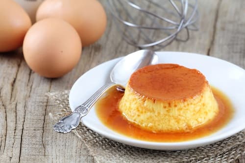 Crème renversée à la confiture de lait