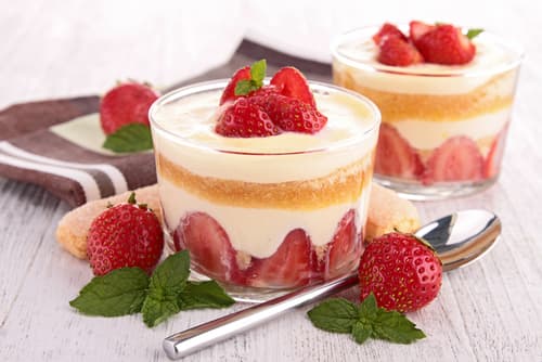 Tiramisu aux fraises 