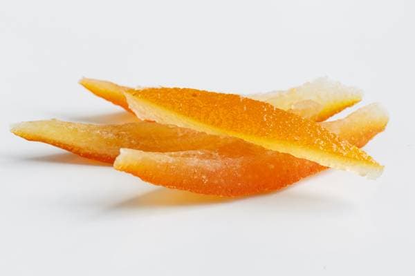 Zestes d'orange confits