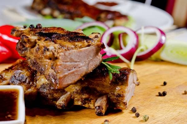 Travers de porc à la plancha