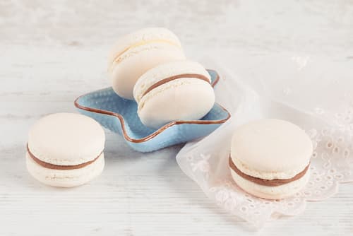 Macaron vanille au sucre cuit