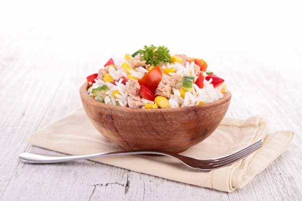 Salade de riz au thon 