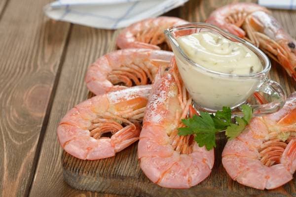 Langoustines et mayonnaise maison