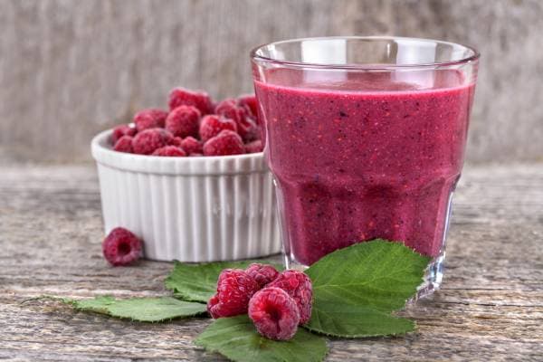 Jus de framboises à la pointe de poivre