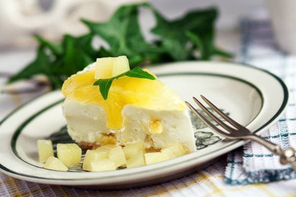 Mini Cheese-cake cru Ananas et Coco