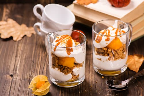 Tiramisu au siphon, mangue et fruits de la passion