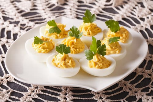 Les oeufs mimosa comme au bistrot