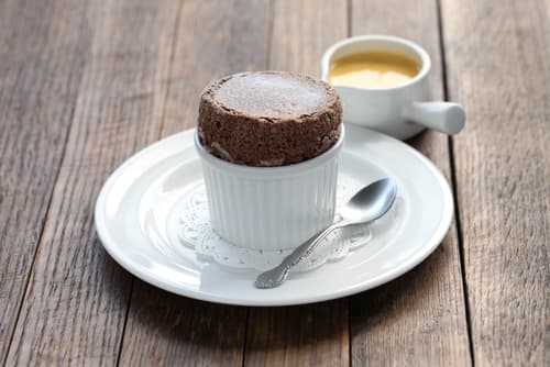 Le fantastique soufflé au chocolat noir de L’atelier des Chefs