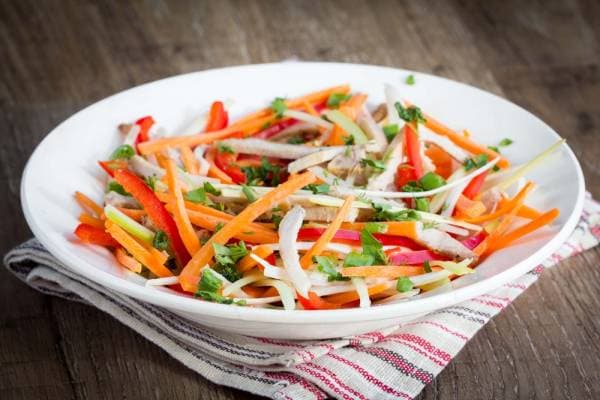 i chef pro : Julienne de légumes étuvés et oignons glacés
