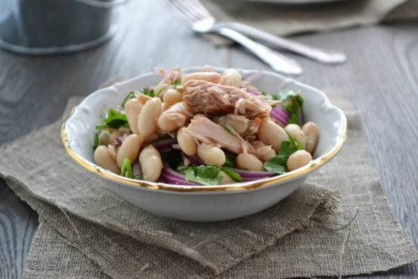 Haricots blancs et thon de Florence (Insalata di tonno e fagioli)