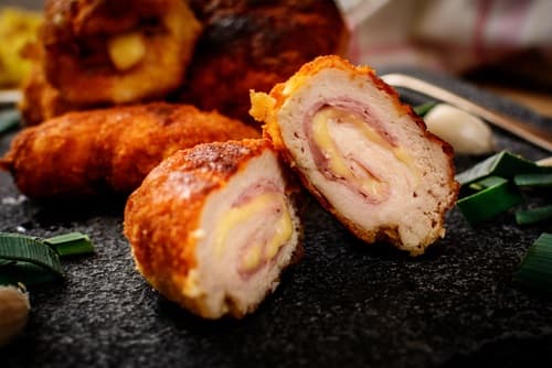 Cordon Bleu au Maroilles, salade d'endives